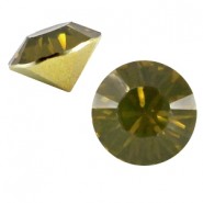 Basic Kegelstein SS39 Khaki green opal